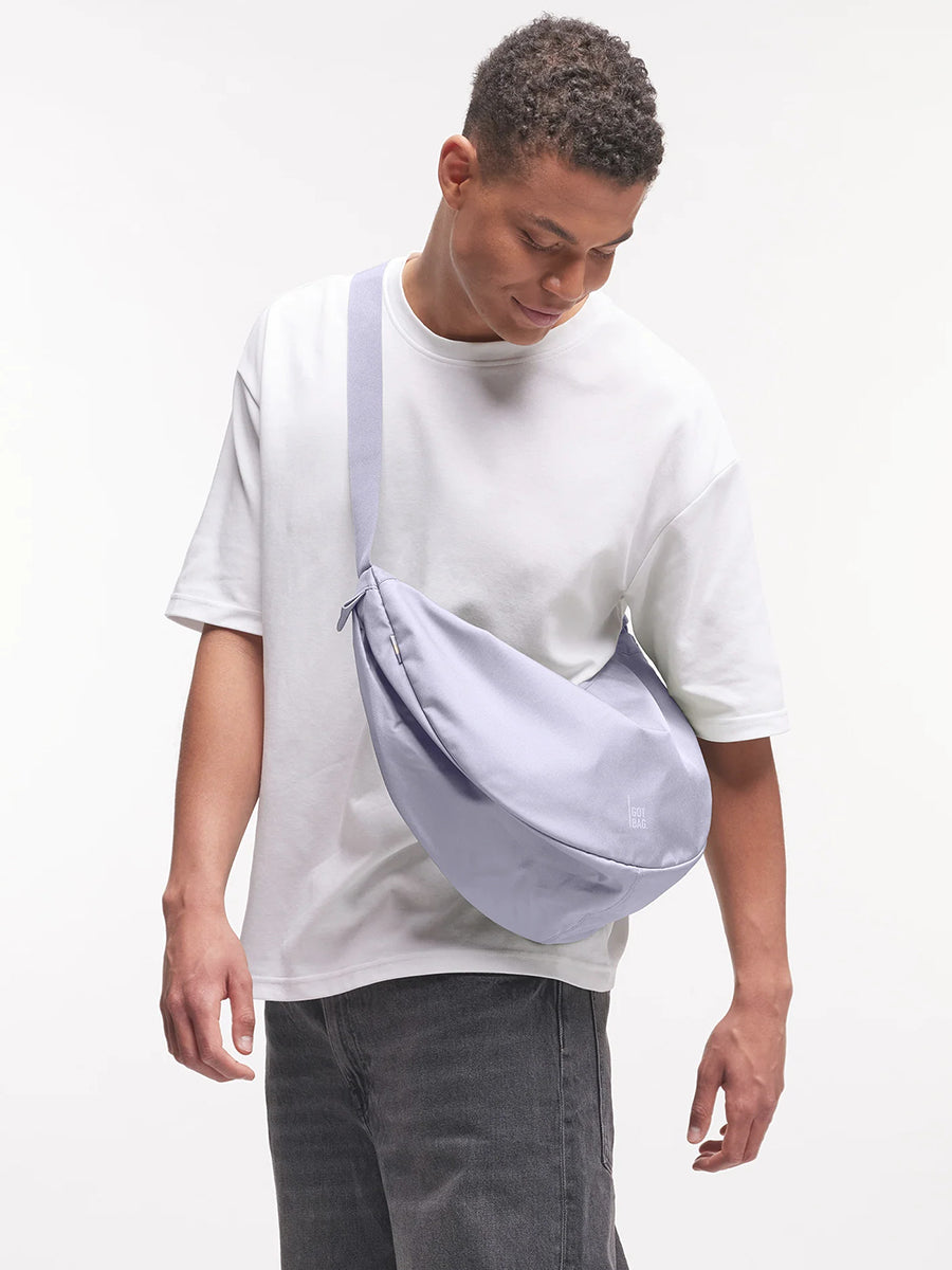 The Moon Bag Large - Purple Coral