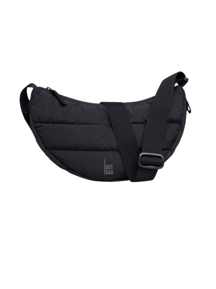 The Puffer Moon Bag Small - Black
