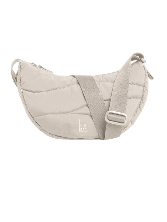 The Wavy Puffer Moon Bag - Scallop