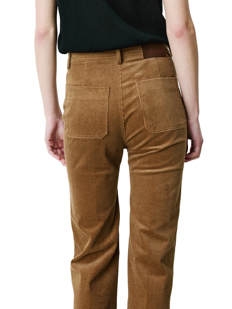 Alban Corduroy Pants - Coffee