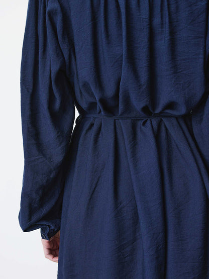 Alienor V-Neck Dress - Marine