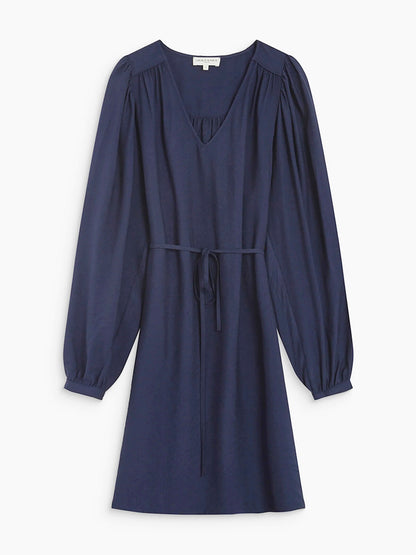 Alienor V-Neck Dress - Marine