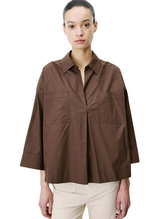 Ambre Blouse - Chocolate