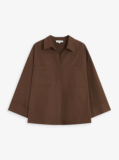 Ambre Blouse - Chocolate