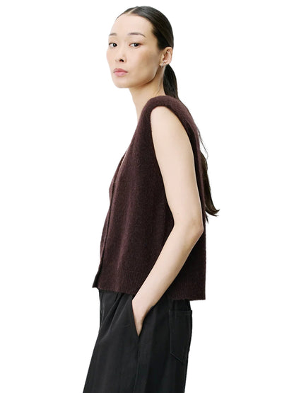 Nars Cardigan Vest - Chocolate
