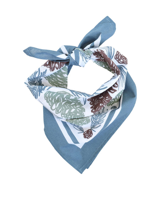 Pinecone Bandana - Soft Green