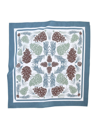 Pinecone Bandana - Soft Green