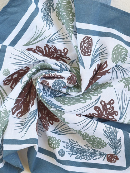 Pinecone Bandana - Soft Green