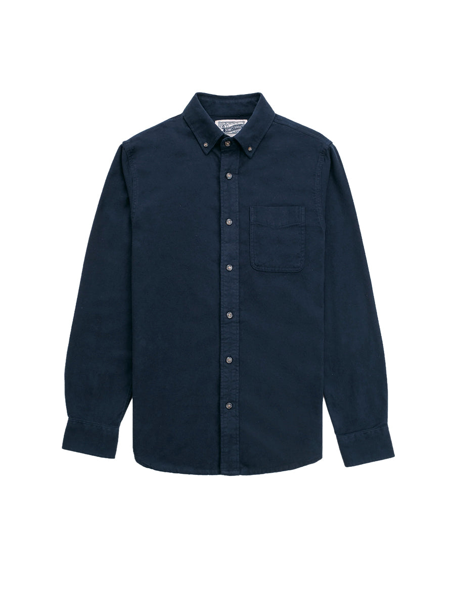 SH2120 Cotton Flannel Shirt - Navy