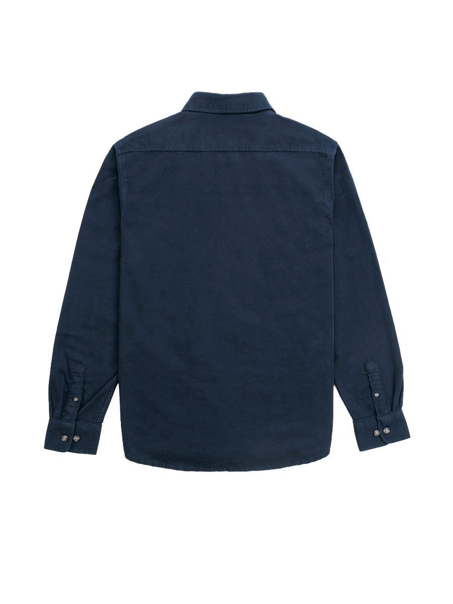 SH2120 Cotton Flannel Shirt - Navy