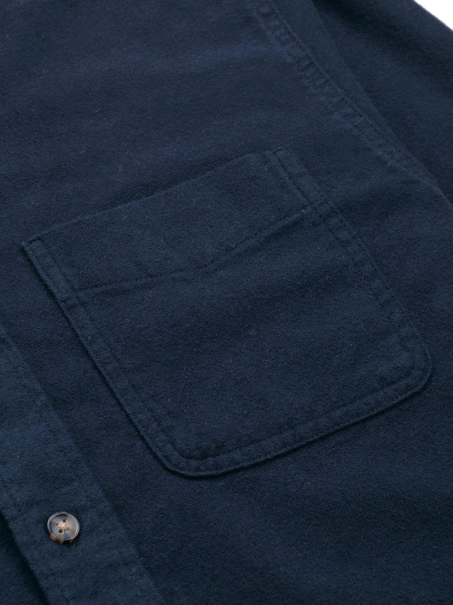 SH2120 Cotton Flannel Shirt - Navy