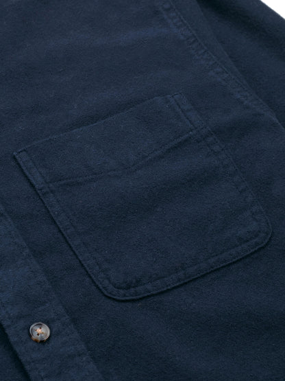 SH2120 Cotton Flannel Shirt - Navy