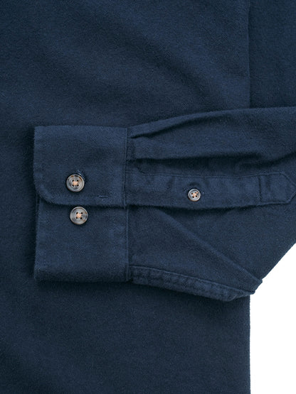 SH2120 Cotton Flannel Shirt - Navy