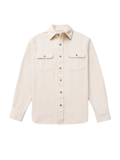 SH2430 Flannel Work Shirt - Oatmeal