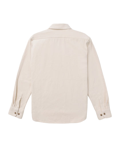 SH2430 Flannel Work Shirt - Oatmeal