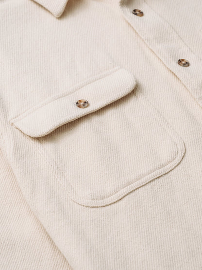 SH2430 Flannel Work Shirt - Oatmeal
