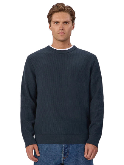 The Boston Knit Crewneck - Pacific