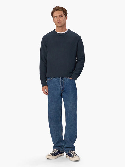 The Boston Knit Crewneck - Pacific