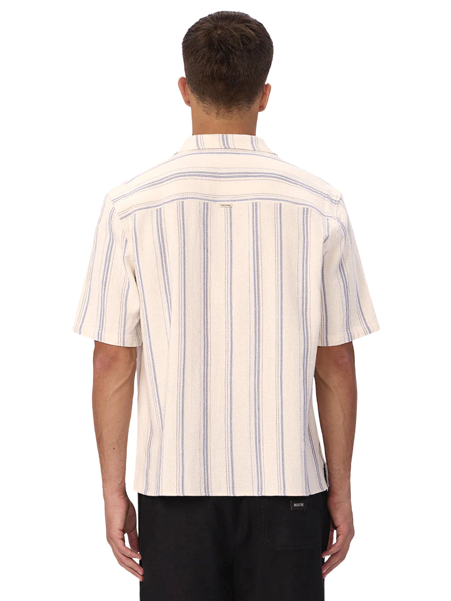 The Bowment Short Sleeve Shirt - Nat Blue Combo