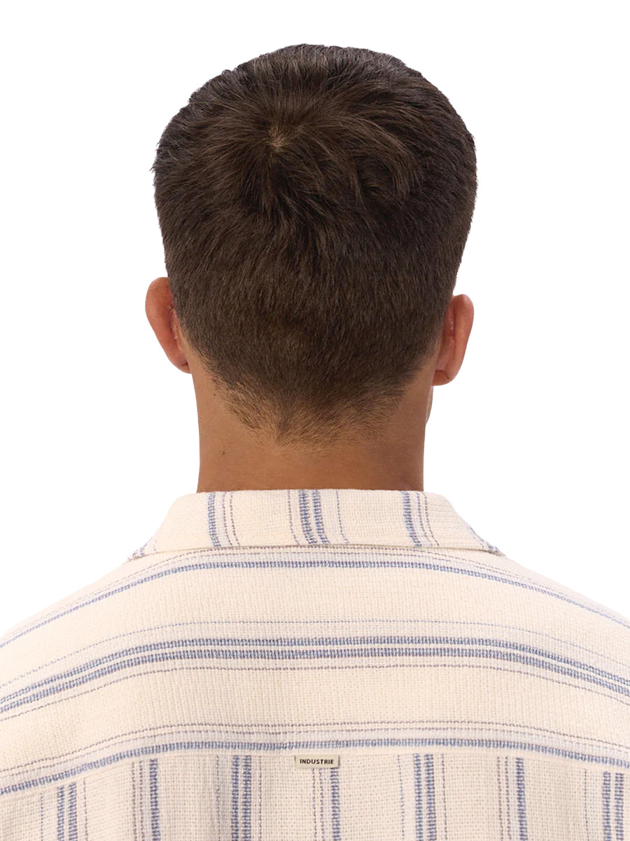 The Bowment Short Sleeve Shirt - Nat Blue Combo