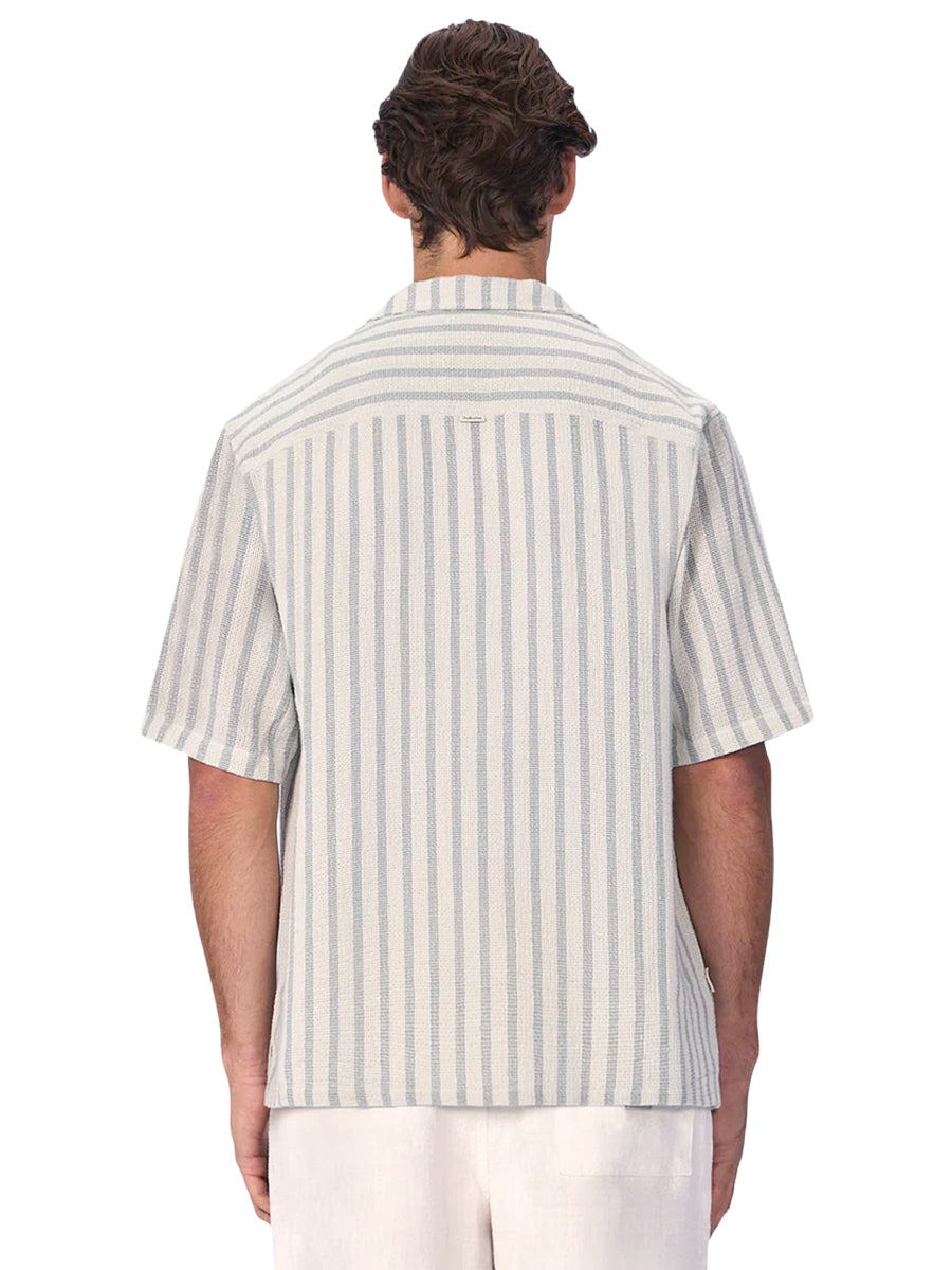 The Cresta Short Sleeve Shirt - Mint & Aqua