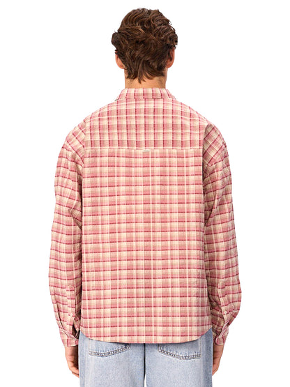 The Kentucky Long Sleeve Shirt - Rose Combo