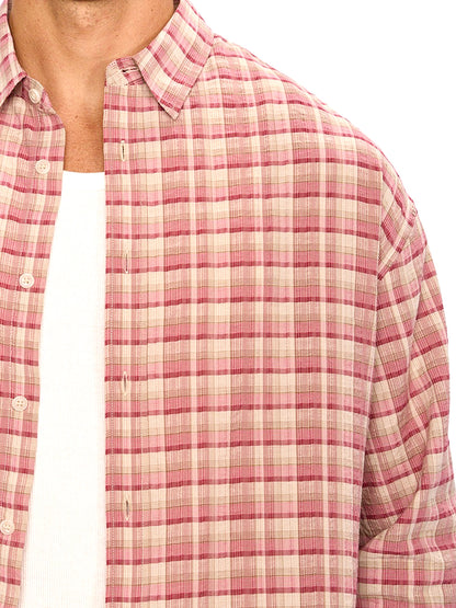 The Kentucky Long Sleeve Shirt - Rose Combo