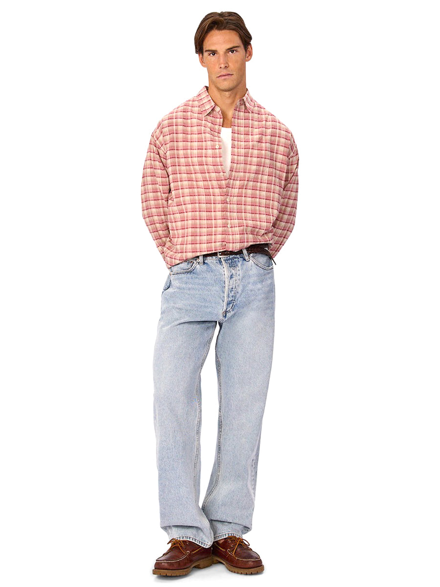 The Kentucky Long Sleeve Shirt - Rose Combo