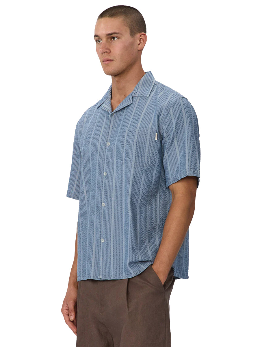 The Kimbridge Short Sleeve Shirt - Indigo