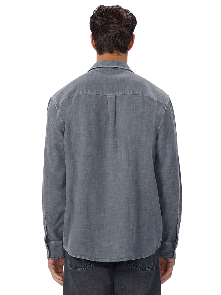 The Lisbon Long Sleeve Shirt - Blue Steel