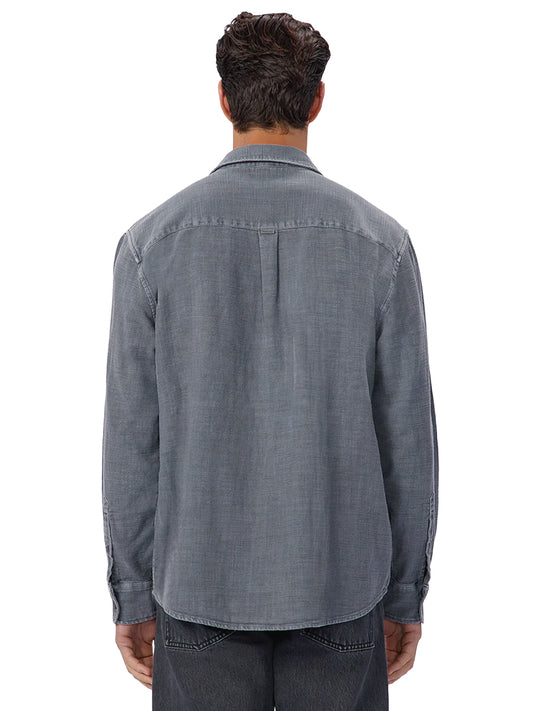 The Lisbon Long Sleeve Shirt - Blue Steel
