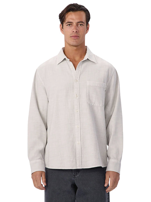 The Lisbon Long Sleeve Shirt - Ghost