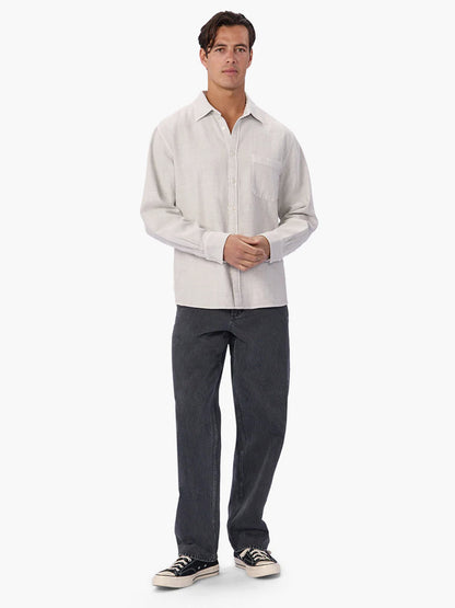 The Lisbon Long Sleeve Shirt - Ghost