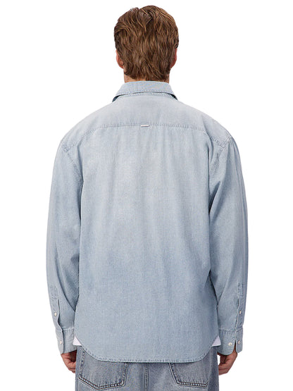 The Nebraska Long Sleeve Shirt - Chambray