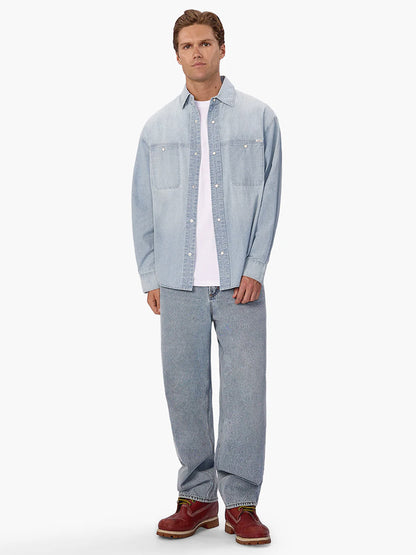 The Nebraska Long Sleeve Shirt - Chambray