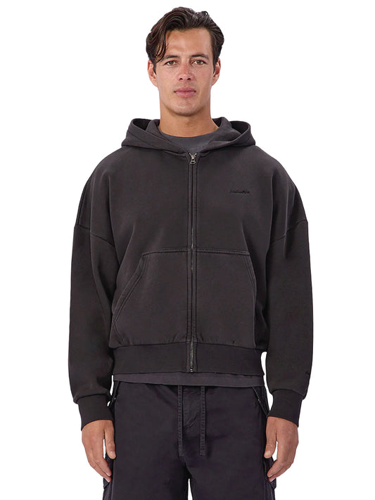 The Staten Zip-Through Hoodie - Denim