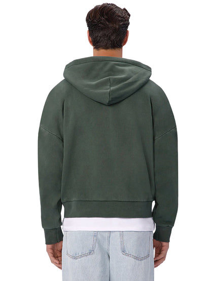 The Staten Zip-Through Hoodie - Lawn