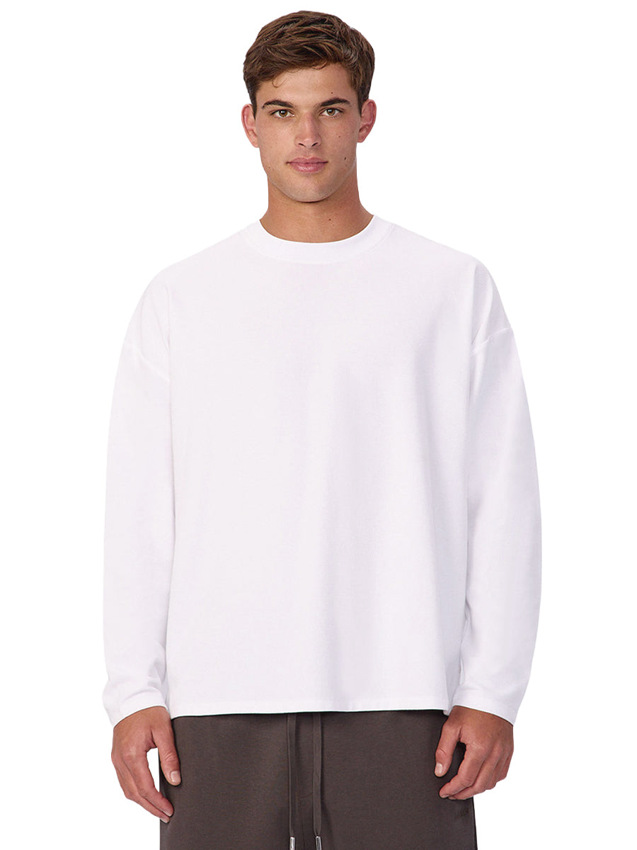 The Waffle Long Sleeve Tee - Chalk