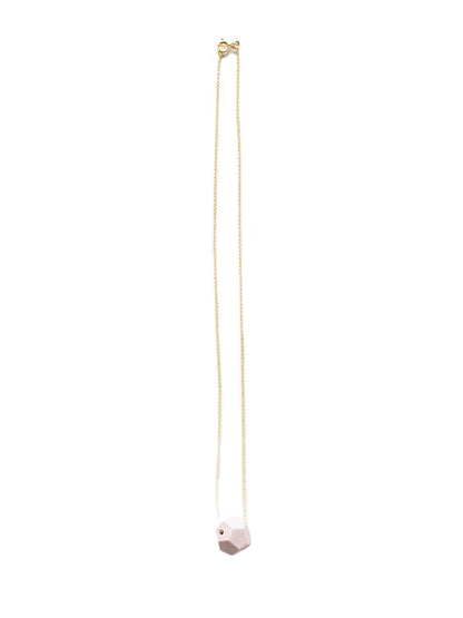 Classic Faceted Porcelain Necklace - Lilac