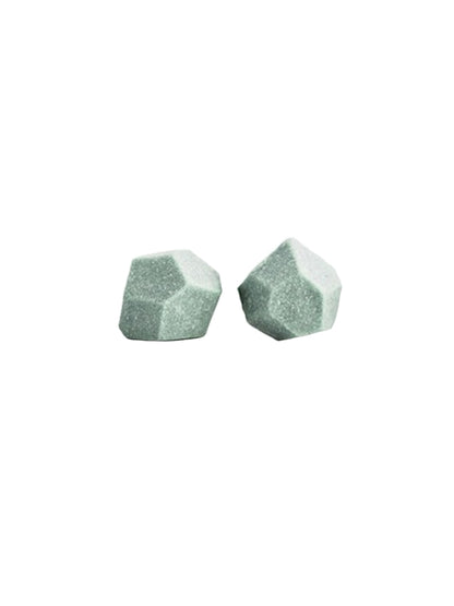 Faceted Studs - Mint Green