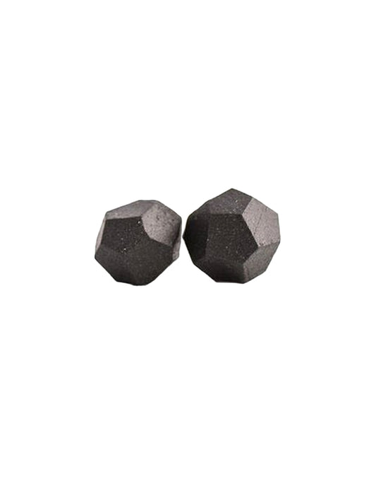 Faceted Studs - Black
