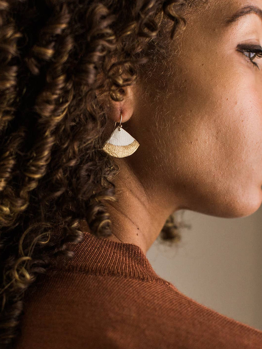 Gold-Dipped Fan Drops