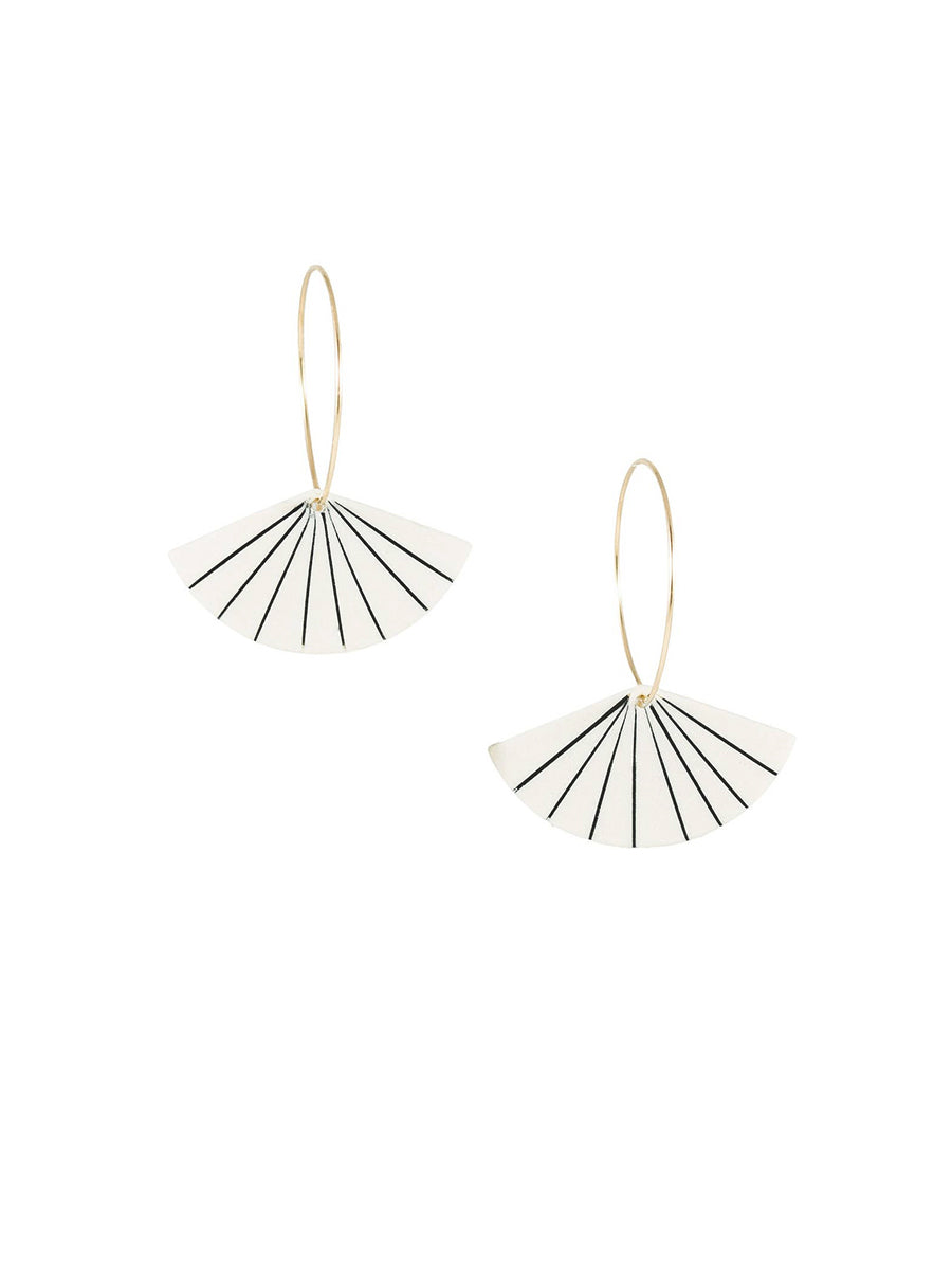 Pinstripe Fan Hoops