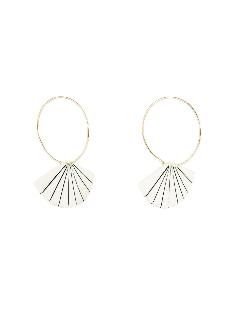 Pinstripe Fan Hoops