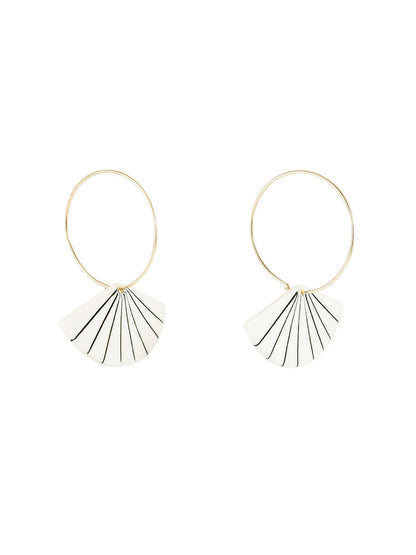 Pinstripe Fan Hoops