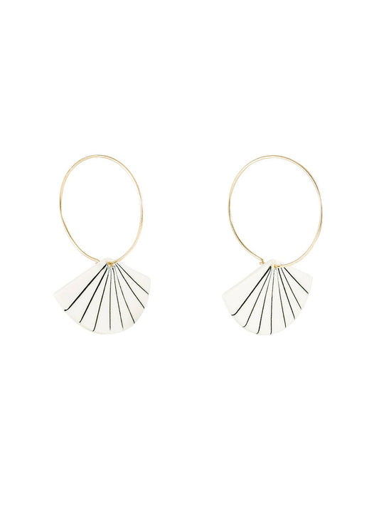 Pinstripe Fan Hoops