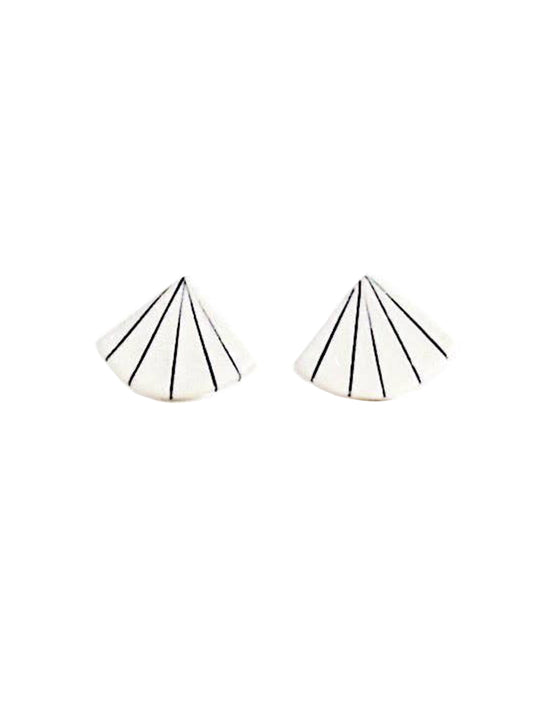 Pinstripe Fan Studs