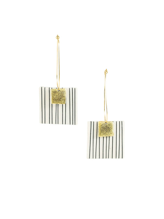 Pinstripe Square Drops