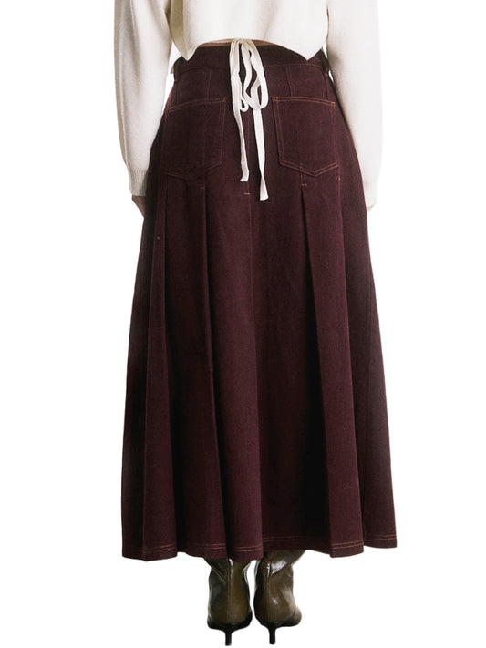 Kai Skirt - Bordeaux