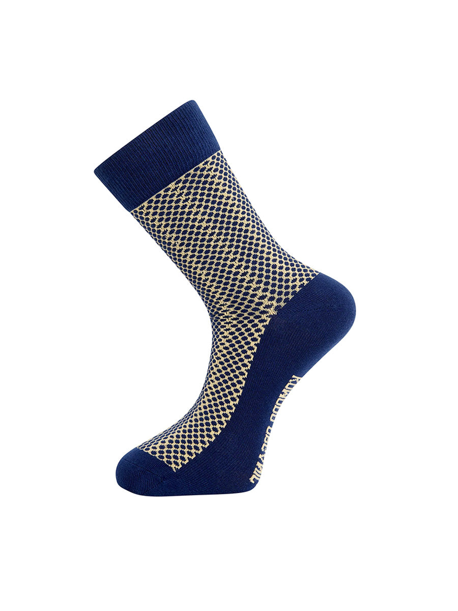 Dot Socks - Navy